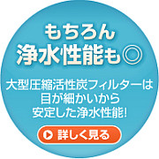 アクティブビオⅡの浄水性能